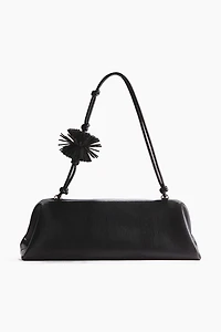 Pompom-Detail Shoulder Bag