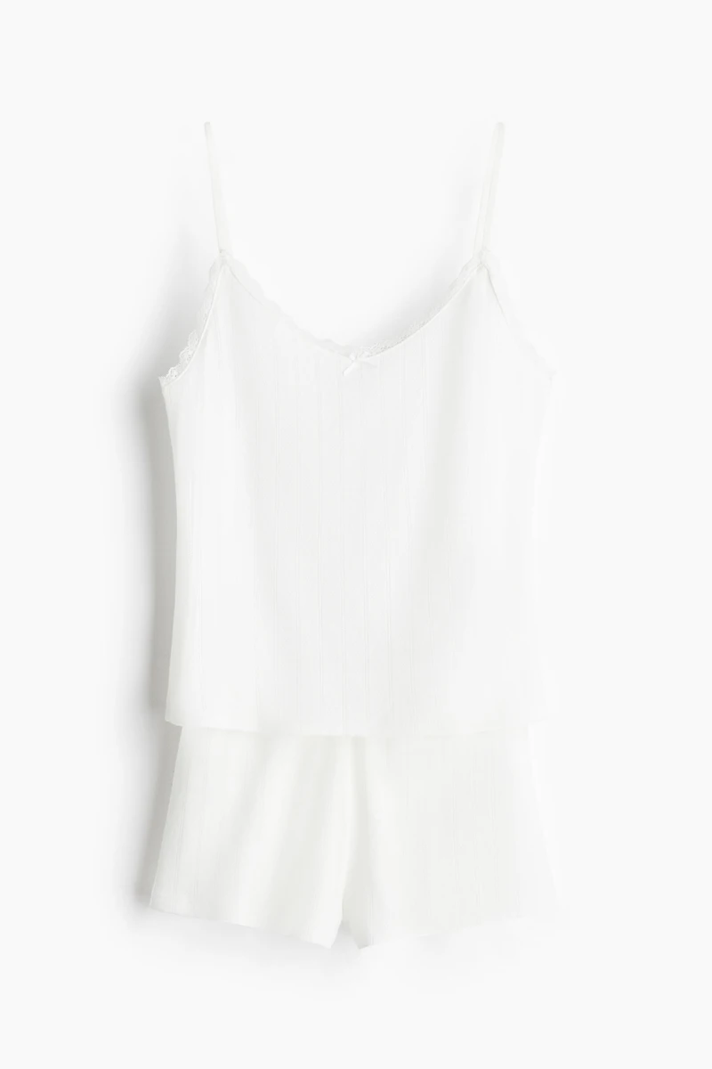 Cotton Pointelle Pajamas
