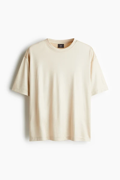 Loose Fit Satin T-Shirt