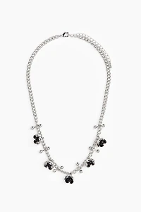 Collier chaîne avec pendentifs