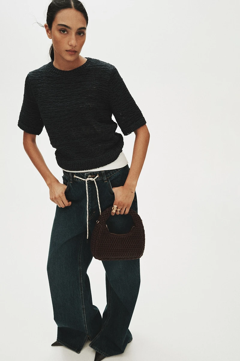 Short-Sleeved Sweater