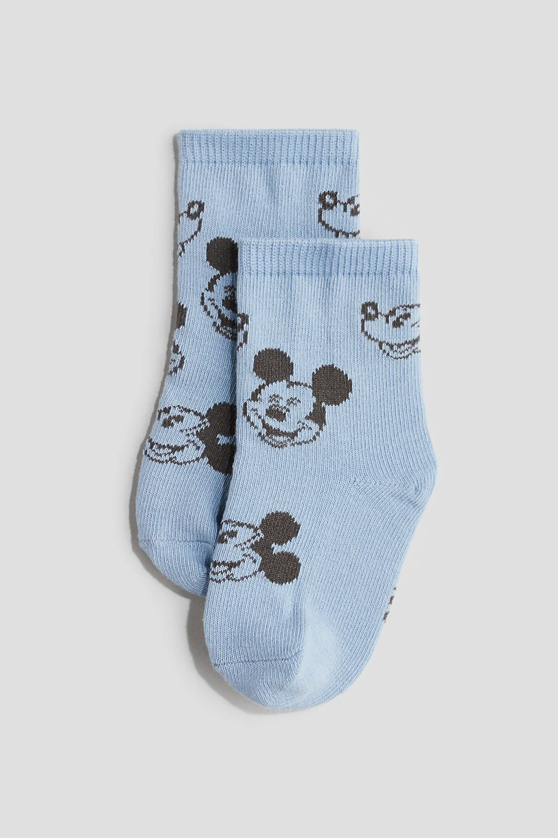 Lot de 3 paires chaussettes à motif