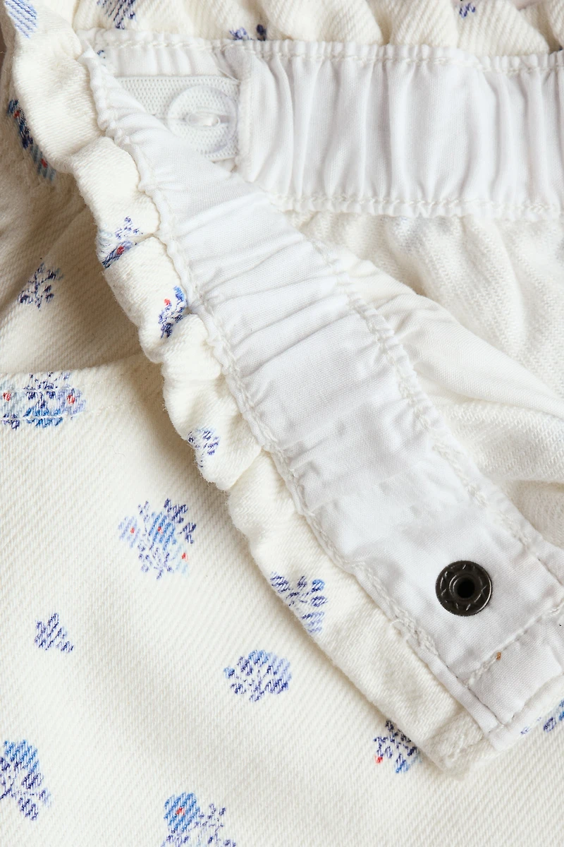 Printed Twill Shorts