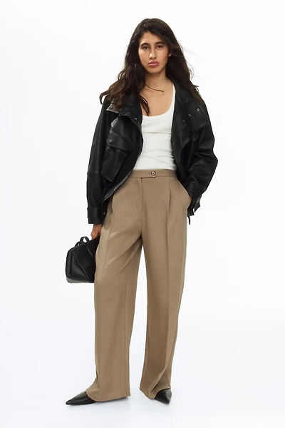 Pantalon chic à jambes larges