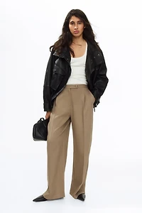 Pantalon chic à jambes larges