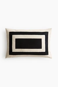 Linen-Blend Cushion Cover