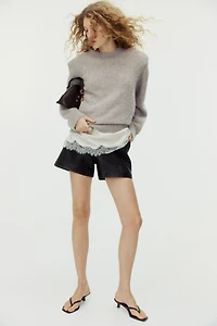 Chandail grande taille en alpaga mélangé