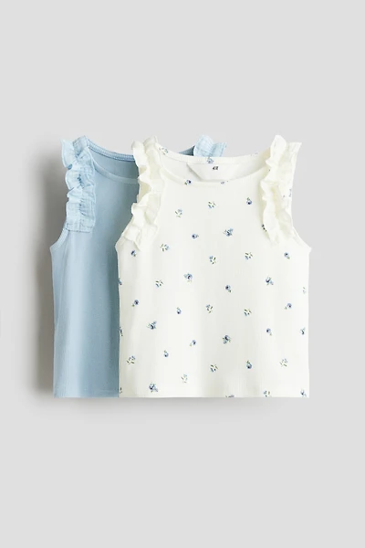 2-Pack Ribbed Cotton Tops