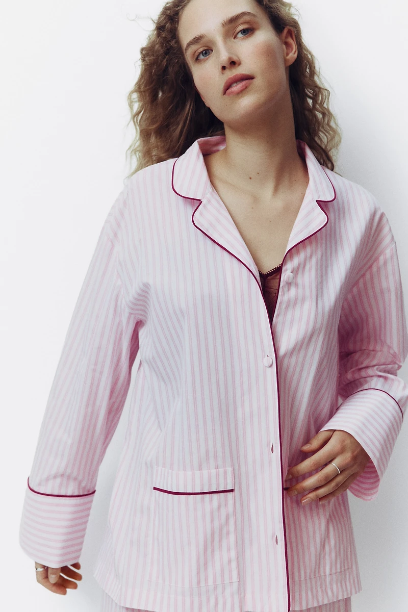 Chemise de pyjama en coton