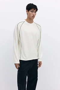 Loose-Fit Mesh Shirt