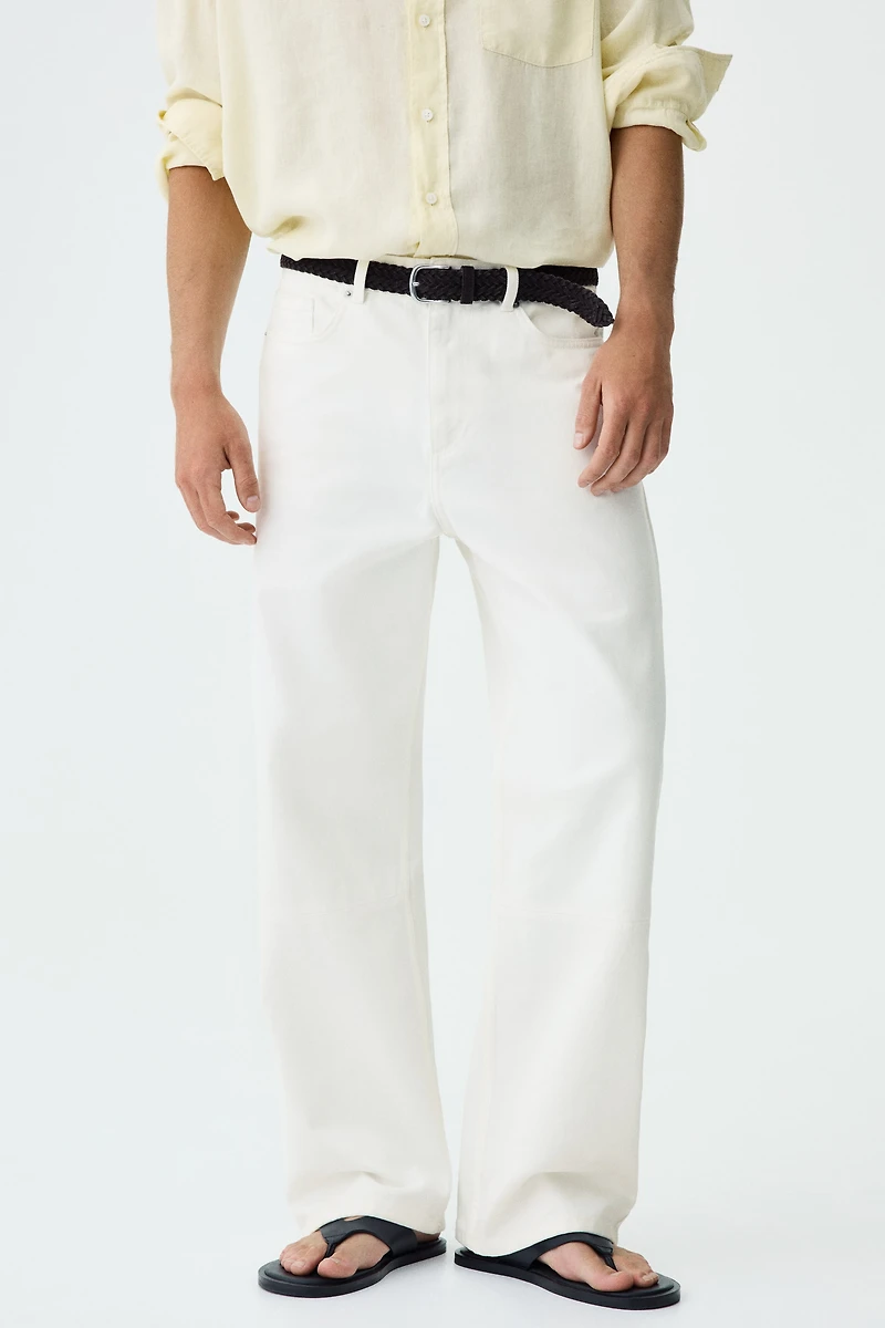 Relaxed-Fit Cotton Pants