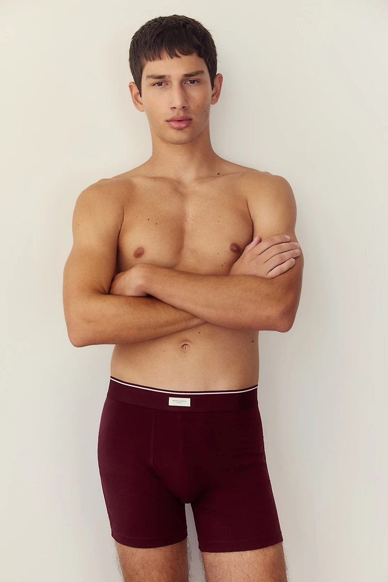 3-pack Mid-Length Boxer Briefs with Lycra®