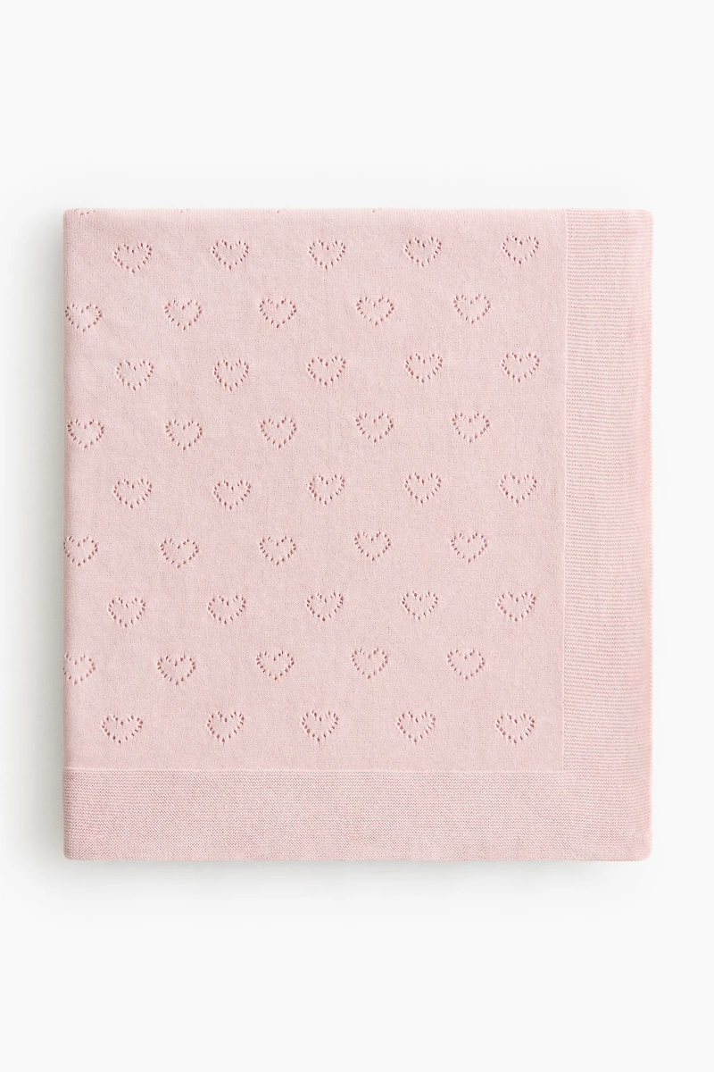 Cotton Pointelle Baby Blanket
