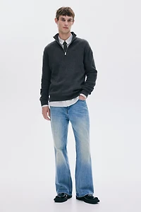 Regular Fit Half-Zip Sweater