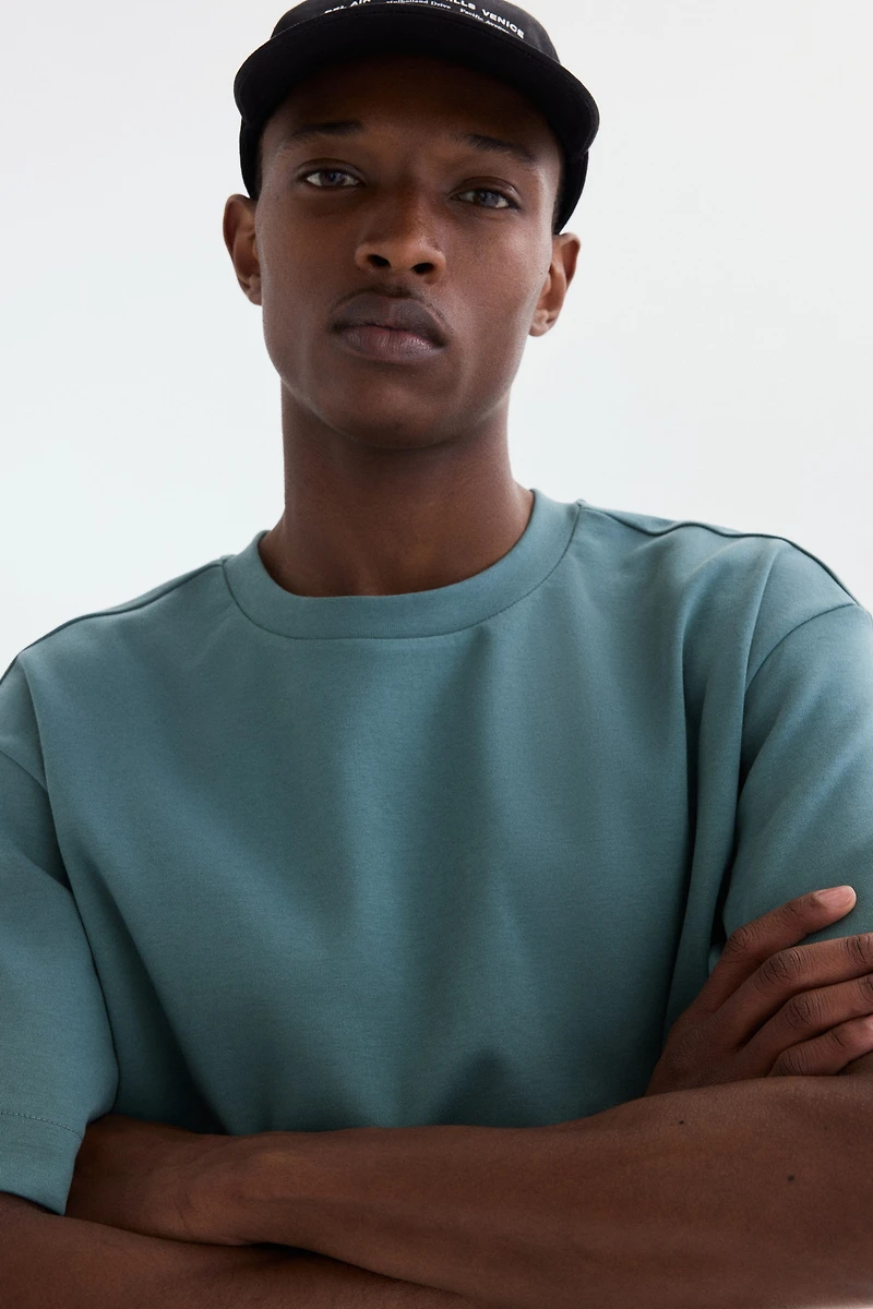 T-shirt ample en interlock