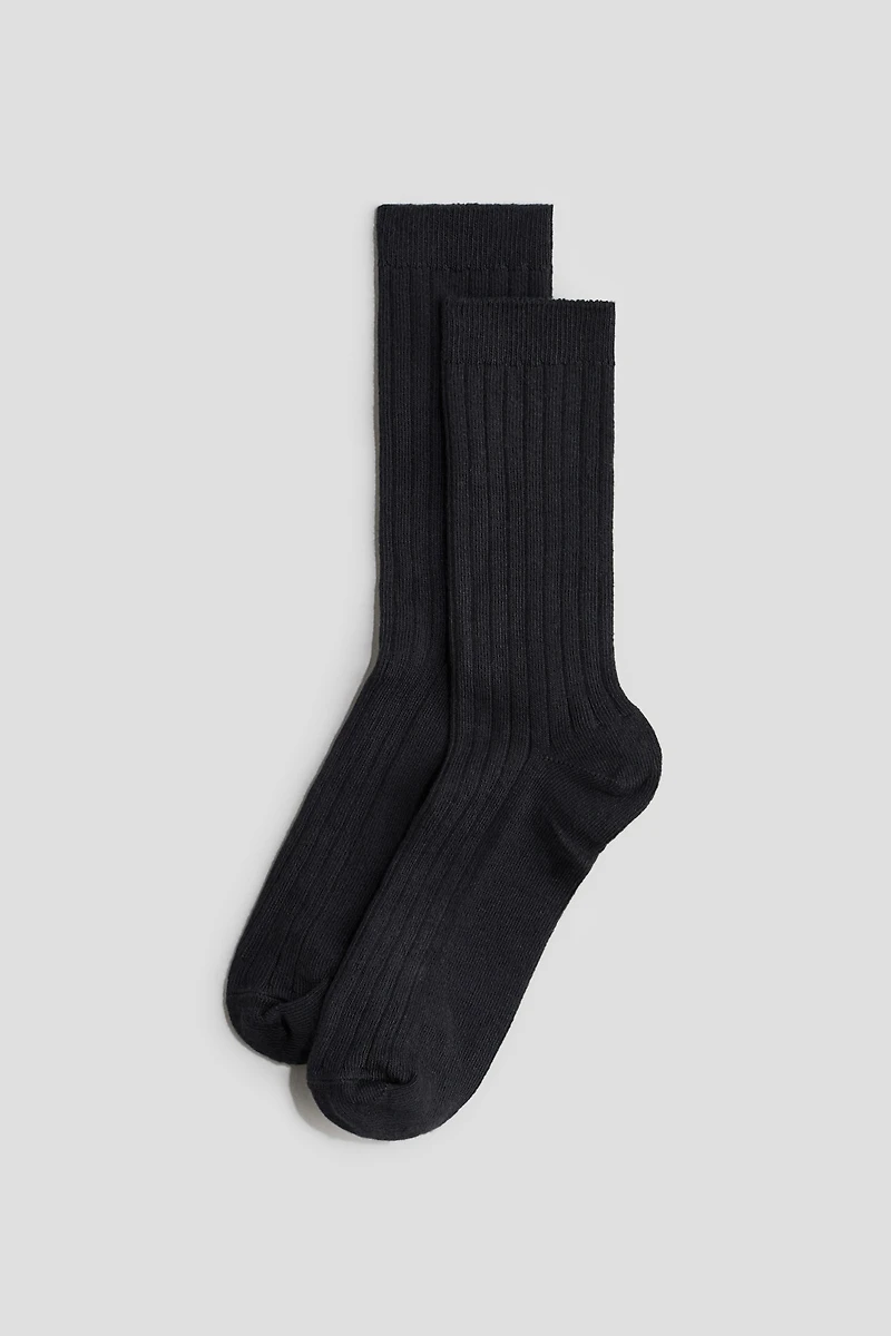4-pack Rib-Knit Socks