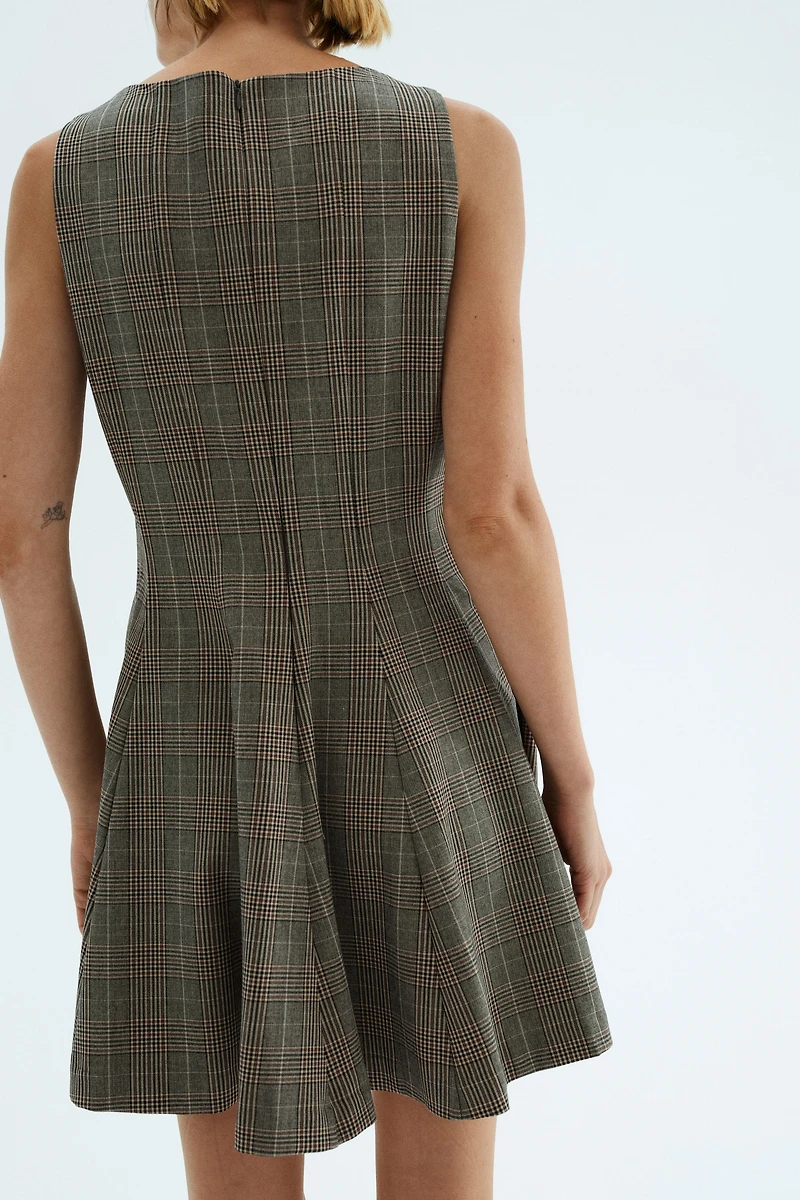 Dress with Flared Skirt