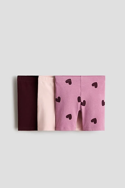 3-Pack Cotton Bike Shorts