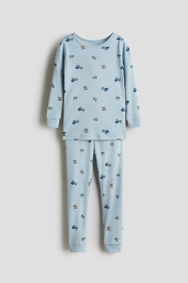 Pyjama confortable en coton imprimé