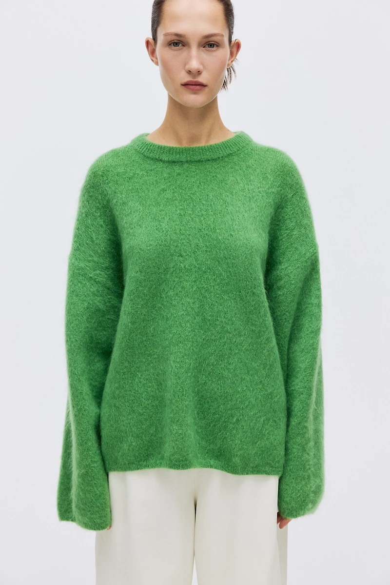 Oversized Mohair-Blend Sweater