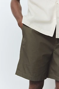 Regular-Fit Canvas Shorts