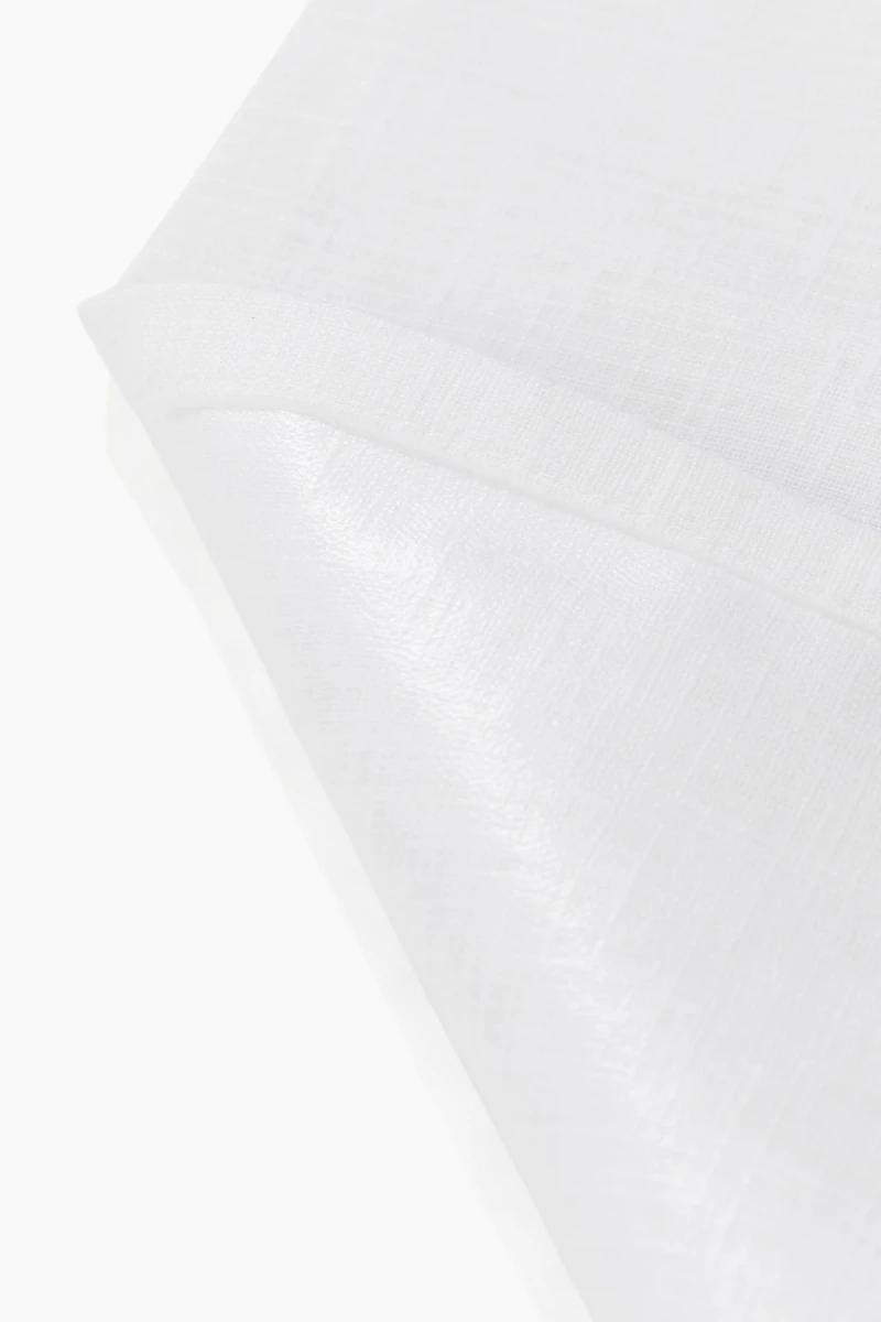 Rideau de douche en lin mélangé