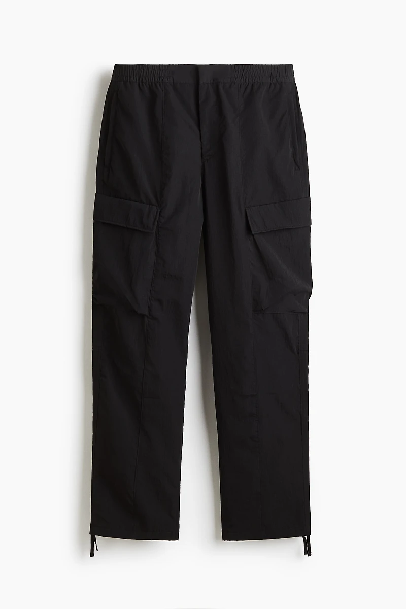 Relaxed-Fit Nylon Cargo Pants