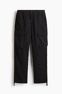Relaxed-Fit Nylon Cargo Pants