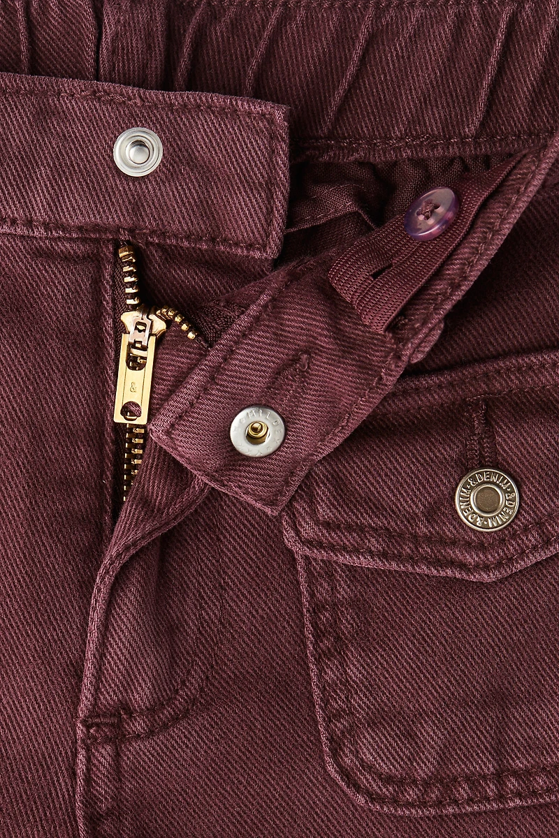 Jean à jambes larges