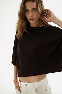 Batwing-Sleeved T-Shirt