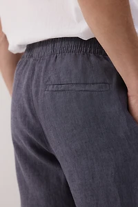 Regular-Fit Linen Pants