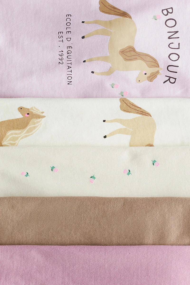 5-Pack Cotton T-Shirts