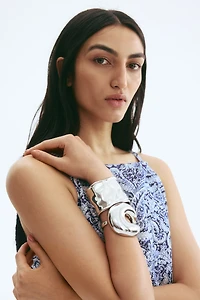 Linen-Blend Strappy Dress