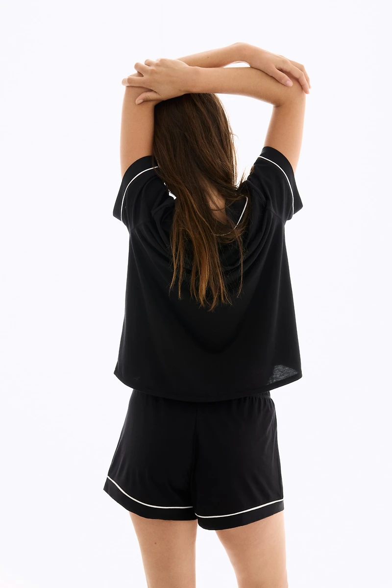 Viscose-Blend Pajamas