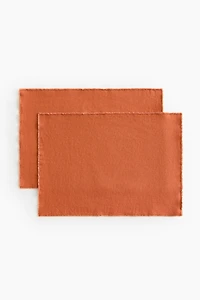 2-Pack Linen-Blend Placemats