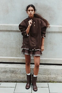 Veste grande taille de style motard