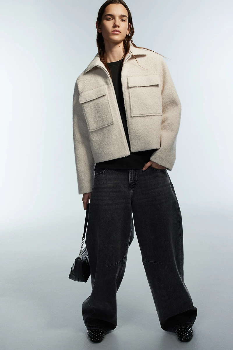 Veste en bouclette