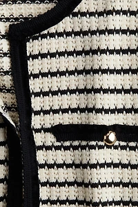 Textured-Knit Cardigan