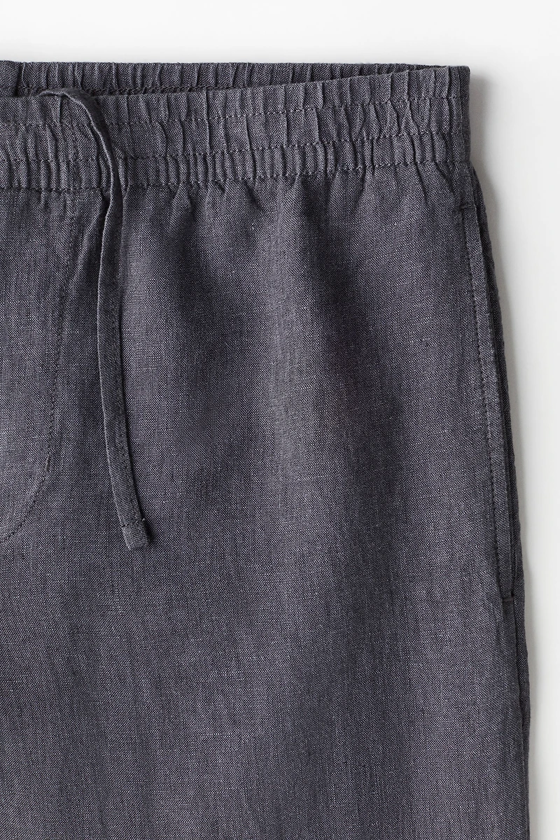 Regular-Fit Linen Pants