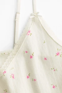 Cotton Pointelle Nightgown