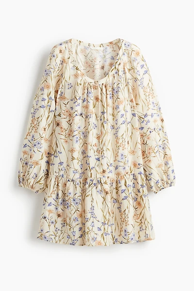 Robe tunique à boutons