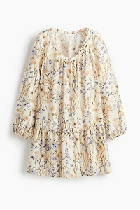 Button-Front Tunic Dress