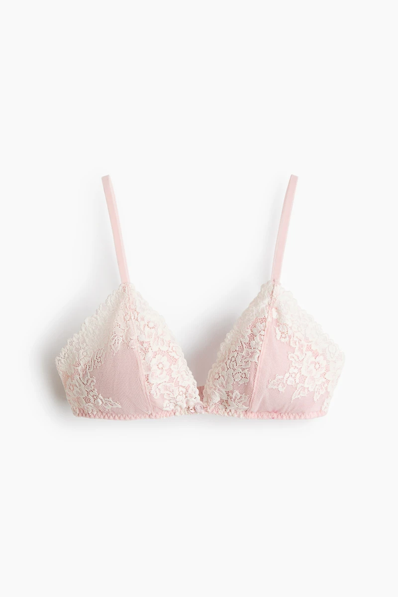 Padded Soft-Cup Lace Bra