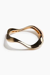 Hinged Metal Bangle Bracelet