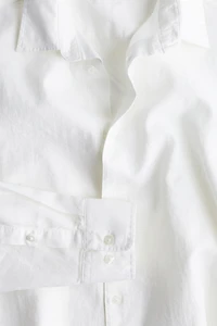 Regular Fit Linen-blend Shirt