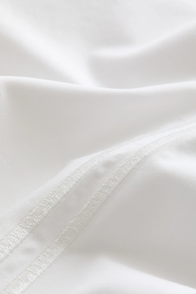 Taie d'oreiller en percale de coton