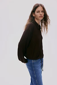 Textured Jersey Jacket