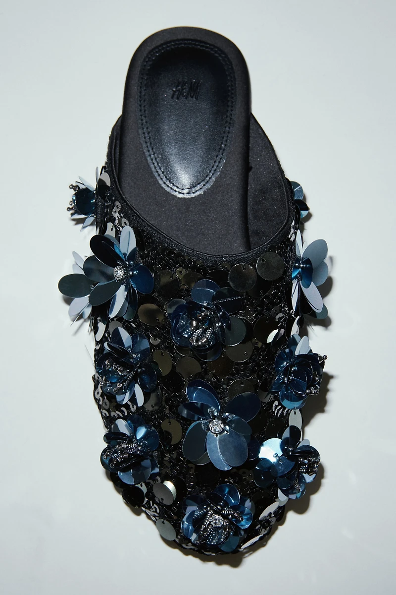 Chaussons à sequins