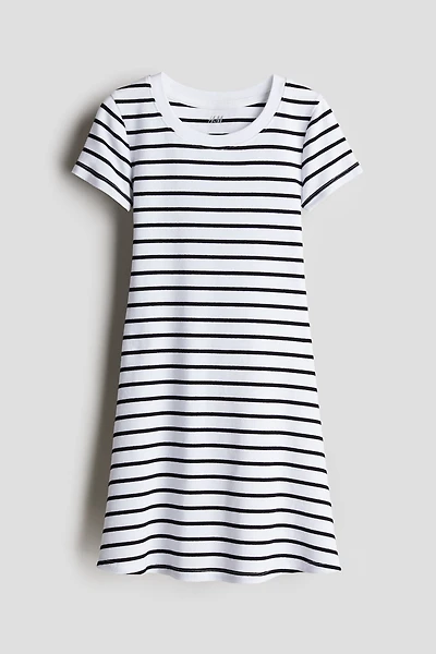 Short-sleeved Jersey Dress