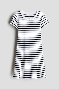 Short-sleeved Jersey Dress